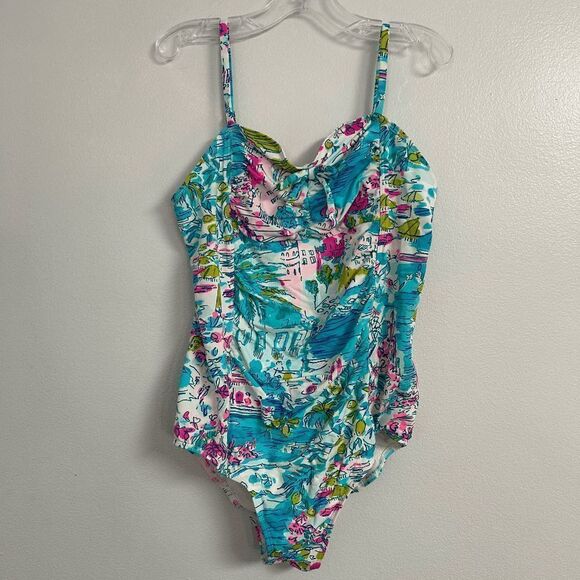 Lilly Pulitzer One-Piece Swimsuit Girls size 12 NWOT